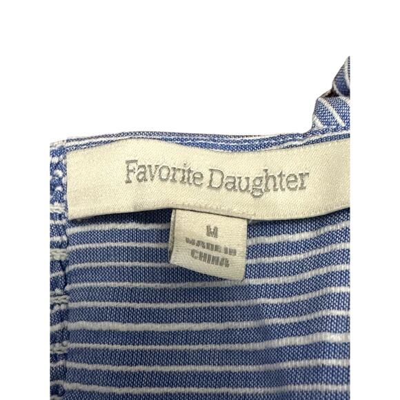 Favorite Daughter Ex-Boyfriend Bra Adjustable Straps Padded Blue/White W M NWOT - Picture 8 of 9